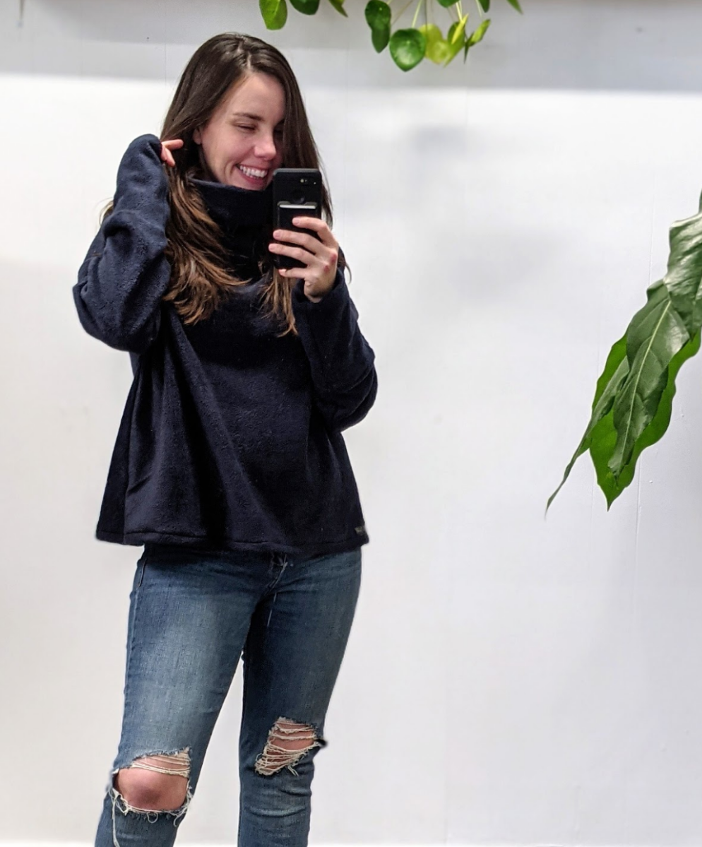Fleece. Navy