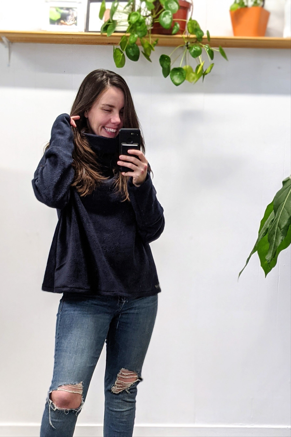 Fleece. Navy