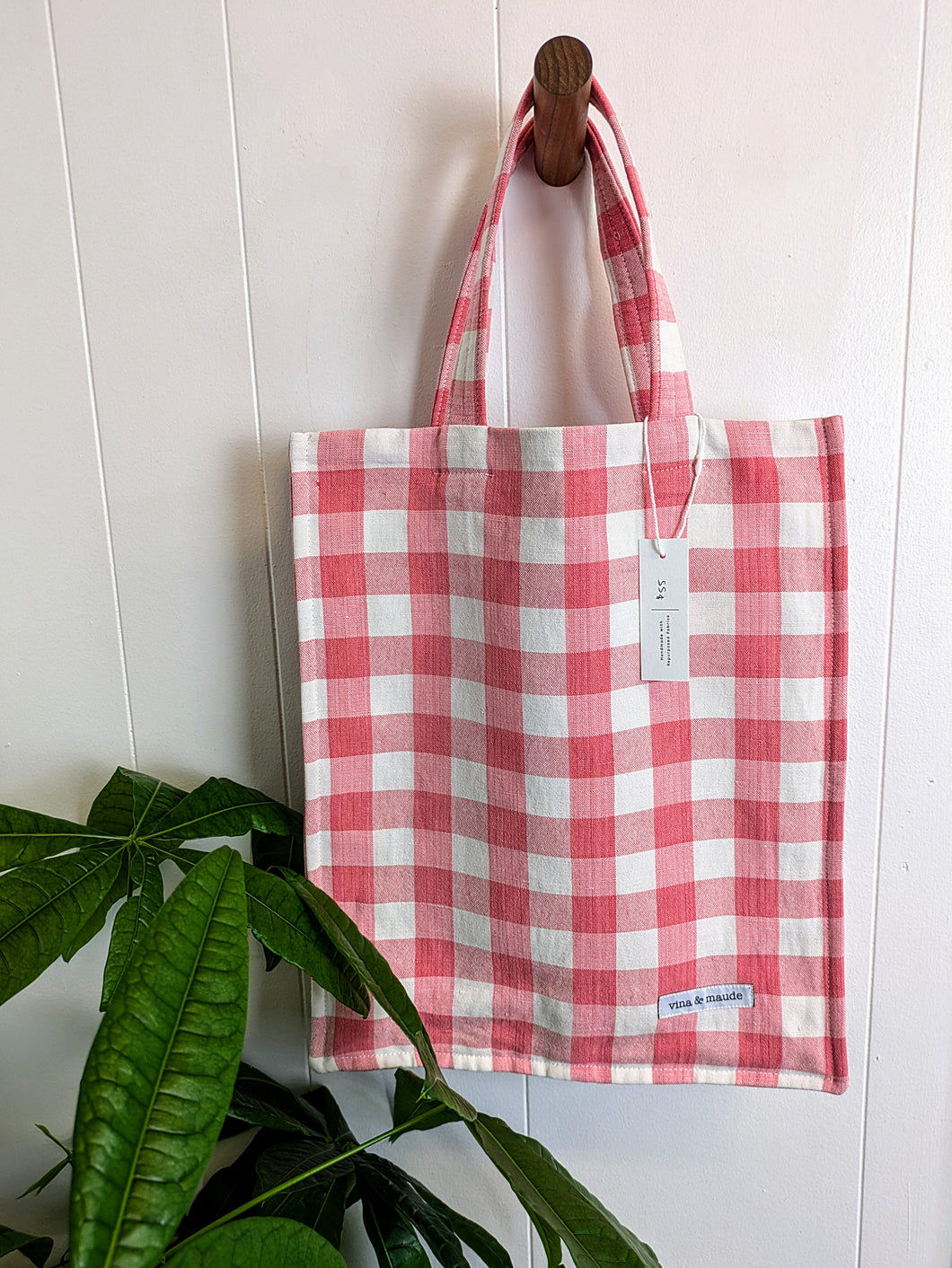 Vina & Maude. Pink Gingham