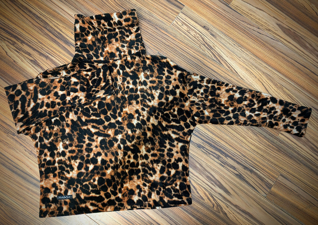 Fleece. Leopard #2