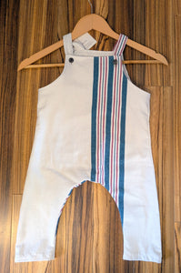 Overalls. Stripes