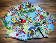 Load image into Gallery viewer, Coat. Biker style. Alice in Wonderland. Vintage
